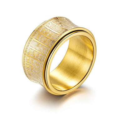 Protection Scriptures Amulet Rotating Spinner Ring-Your Soul Place